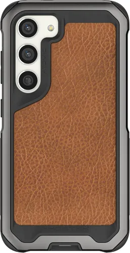 Vista 72 de Ghostek Atomic - Funda delgada para Galaxy Z Flip 4, parte trasera de aramida con parachoques de aluminio rojo, funda protectora de doble capa a