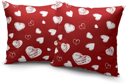 Vista 208 de Juego de 2 fundas de almohada de 16 x 16 pulgadas, diseño patriótico de bandera estadounidense con estrellas para exteriores, estilo casa de campo