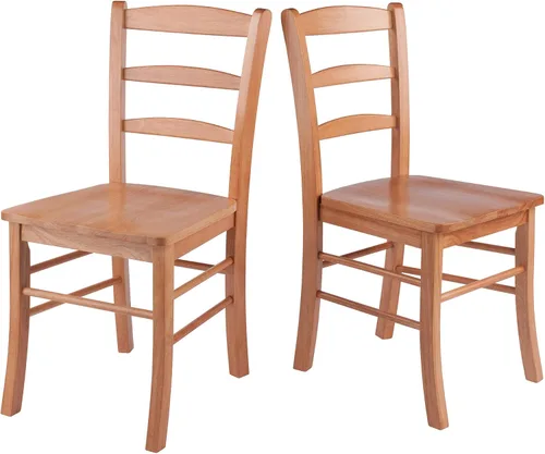 Vista 3 de Winsome Groveland juego de comedor de madera de 3 unidades, Madera, Roble claro