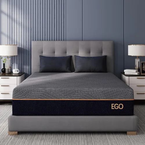 Vista 11 de EGOHOME - Colchón de espuma viscoelástica individual de 10 pulgadas para dolor de espalda, cama de gel de cobre refrescante en una caja, espuma