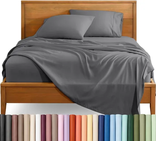Vista 16 de Bare Home Juego de Sábanas Twin - Sábanas de Cama de Microfibra Ultra-Suave 1800 - Doble Cepillado - Bolsillos Profundos - Ajuste Fácil - Extra
