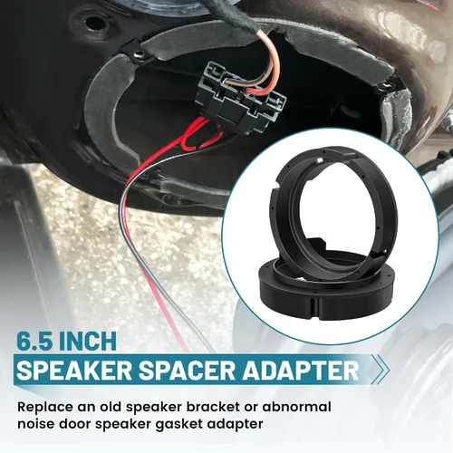 Vista 3 de NuIth Soporte de adaptador de altavoz de puerta 6.5 con conector de arnés de cableado de altavoz para VW Volkswagen Passat 1998-2016, Golf