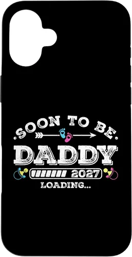 Vista 23 de Soon to Be Daddy 2027 Loading for Pregnancy Announcement Case for iPhone 17