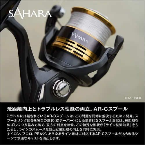 Vista 9 de Shimano 22 carretes de pesca Sahara enviados desde Japón Modelo 2022
