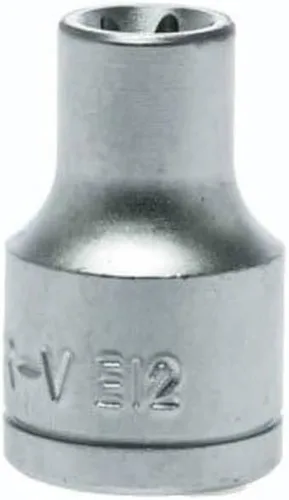 Vista 4 de Teng Tools E10 1/2 pulgada Drive Hembra E-Torx Star TX-E Cromo Vanadio Socket Herramienta mecánica Herramienta de mano - M120710-C