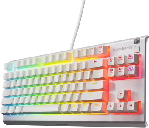 Vista 8 de SteelSeries Apex 3 TKL Aqua RGB Gaming Keyboard — Tenkeyless Compact Form Factor — 8-Zone RGB Illumination — Water and Dust Resistant