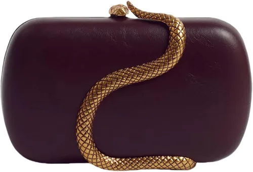 Vista 9 de Bolso de mano de piel sintética desmontable con cadena cruzada, bolso de noche, bolso de mano para mujer, formal, boda, fiesta, baile de graduación