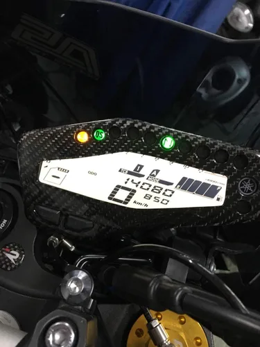 Vista 6 de Cubierta superior del velocímetro MOS compatible con Yamaha MT-09 2017-2020