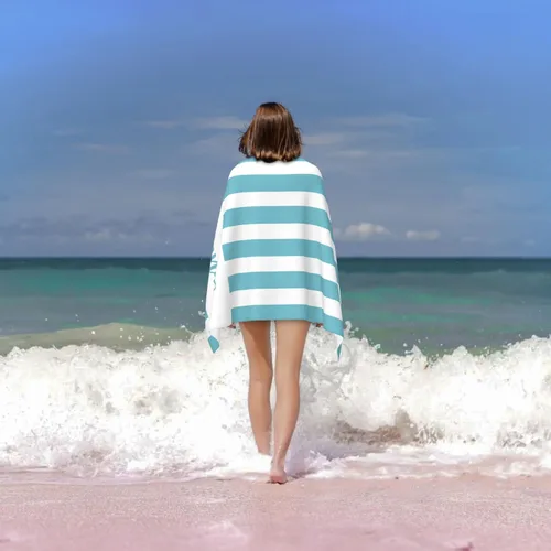 Vista 7 de Toalla de playa personalizada para niños y adultos, toallas de playa sin arena con nombre, toalla de playa personalizada de secado rápido, súper