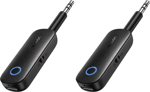 Vista 10 de UGREEN Transmisor Receptor Bluetooth para 2 AirPods o Dispositivos BT, Transmisor Inalámbrico Bluetooth para Auriculares, Adaptador de Audio