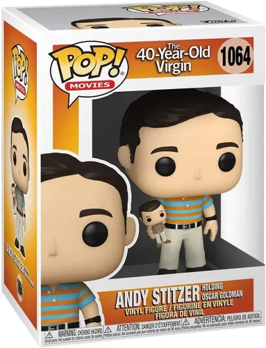 Vista 2 de Funko Figura de vinilo POP de la Virgen de 40 años Andy Stitzer
