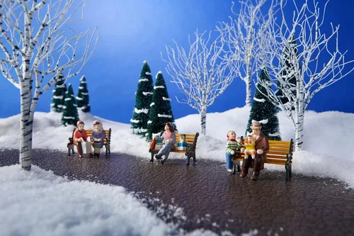 Vista 9 de Department 56 Pueblo de nieve sentado en el pueblo