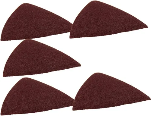 Vista 24 de Utoolmart Papel de lija para detalles, papel de lija triangular, almohadillas de lijado de gancho y bucle, multiherramienta oscilante triangular, 40