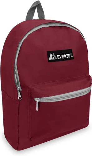 Vista 11 de Everest mochila clásica para equipaje, Verde agua), 1045K-AQ Azul aguamarina