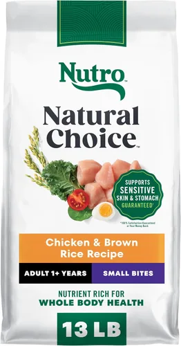 Vista 15 de Nutro Natural Choice Small Bites - Alimento seco para perros, pollo y arroz, 30 libras
