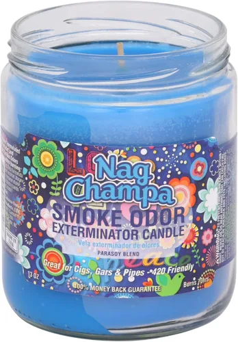 Vista 6 de Smoke Odor Exterminator - Vela en tarro de 13 oz, Trippy Hippie Hippie Trippy