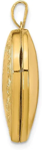 Vista 2 de Finejewelers - Collar con colgante de corazón de 14 quilates cadena de 177in incluida