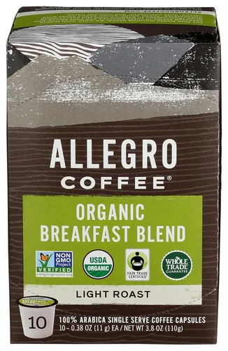 Vista 4 de Allegro Coffee, Coffee Vienna Roast Pods 10 unidades, 3.8 onzas