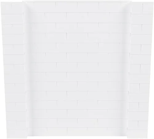 Vista 23 de EverBlock Kit de pared de 5 x 4 pies Bloques de construcción modulares Sistema de pared para edificios, pantallas y estructuras Divisor