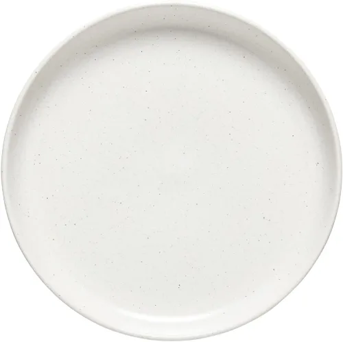 Vista 2 de Casafina Plato de ensalada de cerámica de cerámica de 9 pulgadas, colección Pacifica, gris ostra Vajilla apta para microondas y lavavajillas