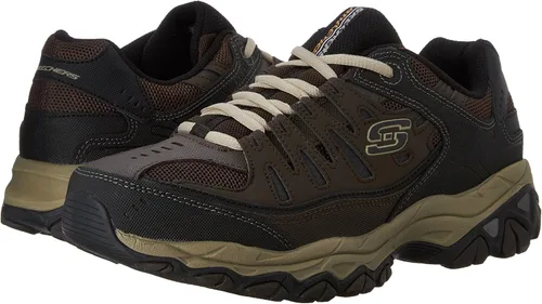 Vista 13 de Skechers - Afterburn- Tenis para hombre con cordones y espuma viscoelástica
