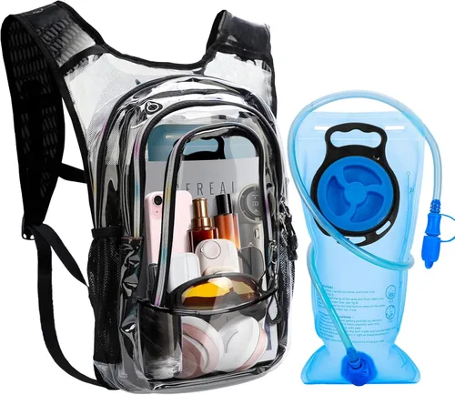 Vista 9 de Hydration Backpack, Festival Rave Hydration Pack, Water Backpack with 2L Hydration Bladder, Rave Backpack Hydration Pack Hydropack Hydro for Hiking