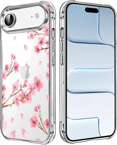 Vista 95 de Funda transparente de girasol compatible con iPhone SE 2022 SE 2020 7 8, funda trasera floral para niñas y mujeres, funda protectora transparente