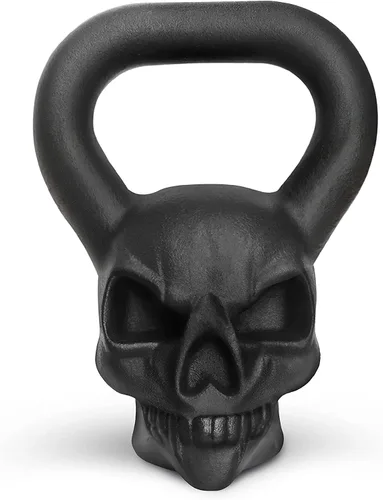 Vista 14 de Yes4All Kettlebell Special Shape, Upgraded &Multifunctional for Advanced Training, Solid Cast Iron Powder Coated, Anti Slip Handle Strength Training