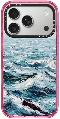 Vista 78 de CASETiFY Impact iPhone Air Case [Delgada/Compatible con Magsafe / 8.2 ft. Protección contra Caídas de Grado Militar 4X] - Lazos - Rosa Arcos