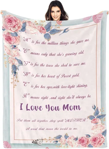 Vista 12 de Manta personalizada con nombre, manta personalizada con nombre y texto para adultos, niños, cumpleaños, Navidad, Día de la Madre, Padre, Día de San