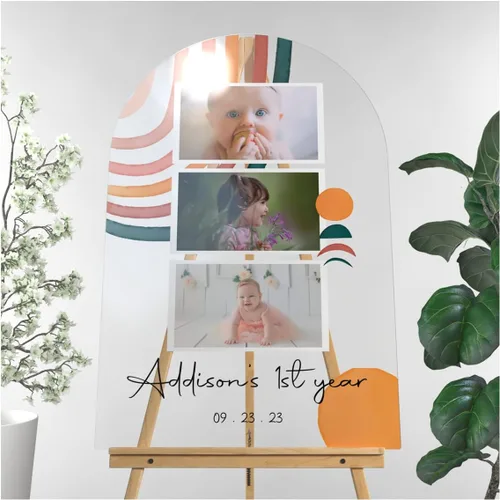 Vista 13 de SPEEDYORDERS Cute Cats - Marco de fotos para baby shower, marco de fotos personalizado, marco de fotos personalizado para cabina de fotos (papel)
