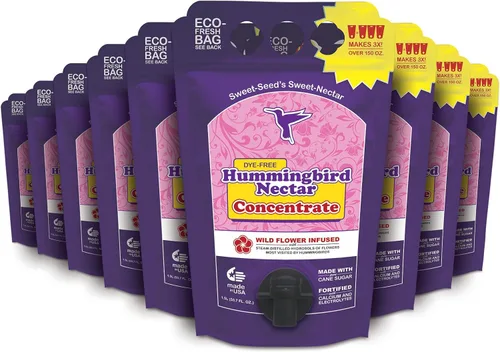 Vista 10 de sweet-seed Néctar de colibrí, concentrado, hace 3 veces el volumen, 1.5 L (50.7 onzas), prolonga la vida útil del néctar para comederos de colibríes