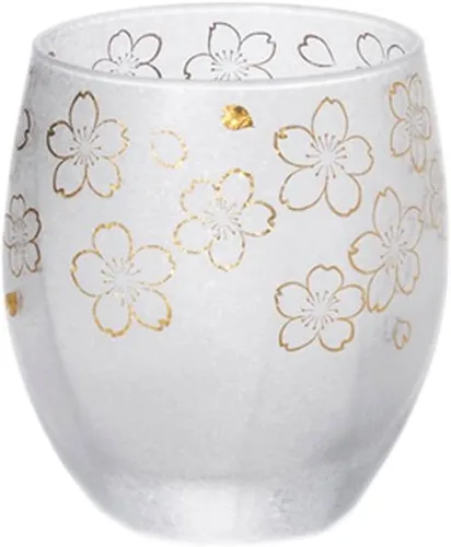 Vista 15 de ADERIA S6062 - Juego de vasos de roca con diseño de flor de cerezo de primera calidad, 11.6 fl oz (11.7 fl oz), 2 piezas, fabricado en Japón