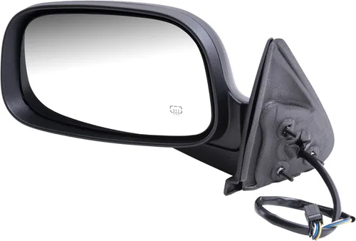Vista 3 de Espejo retrovisor lateral eléctrico de repuesto con calefacción, texturizado, compatible con Dakota 2001-2004 Durango 55077252AE 2001-2003