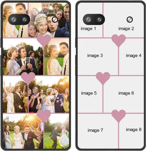 Vista 8 de Funda de teléfono personalizada para Google Pixel 6A, collages de múltiples imágenes, funda personalizada con texto fotográfico, funda protectora a