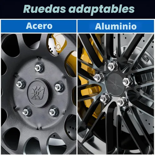 Vista 7 de dynofit Tuercas de llanta de 1/2 pulgada a 20 compatibles con Ford Ranger Mustang Jeep Grand Cherokee Wrangler, 20 tuercas cromadas de 1/2 x 20