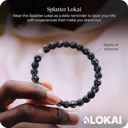 Vista 2 de Pulseras de Cuentas Lokai - Coloridas Pulseras Boho de Cuentas Curativas para Mujeres y Hombres - Regalo Único y Significativo Para Mujeres