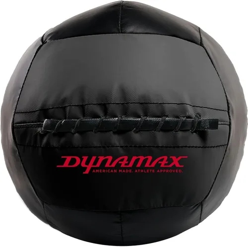 Vista 26 de Dynamax Standard Medicine Ball 14", Multiple Weights, Colors, Made in USA Negro/Negro