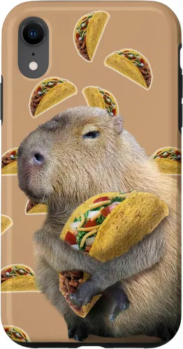 Vista 25 de Capybara Capybaras Eating Taco - Carcasa para iPhone 17