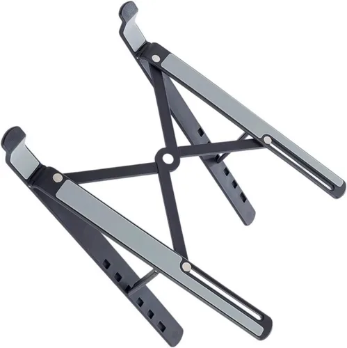 Vista 6 de Foldable Desk Laptop Stand Notebook Adjustable 6 Gear Portable Laptop Holder for Tablet Laptop Desktop Stand