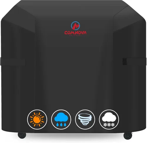 Vista 11 de Comnova - Cubierta para parrilla Traeger Tailgater Serie 20 – Cubierta para ahumador de pellets de madera 600D Traeger impermeable y resistente