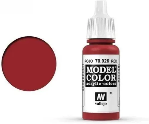Vista 75 de Vallejo - Pintura color rojo amaranto, 0.6 fl oz