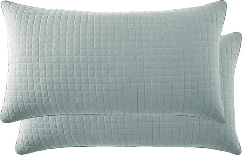 Vista 78 de Fundas Southshore Fine Linens Vilano Springs, para almohada, acolchadas, Microfibra, Pizarra, 20" x 36" 15 - Pizarra
