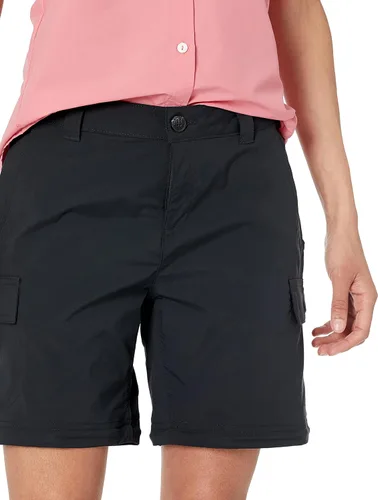 Vista 3 de Tienda Essentials Pantalones de senderismo al aire libre con cremallera tejida elástica para mujer