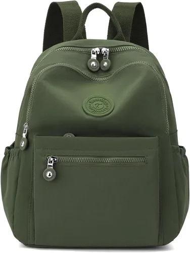 Vista 15 de Tanweibago Mini mochilas de nailon para mujer, mochilas pequeñas de 11L para mujer, mochila ligera casual para mujer, mochila de viaje de compras