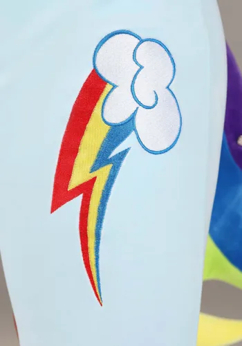 Vista 7 de Disfraz de talla grande para mujer Rainbow Dash de My Little Pony Multicolor