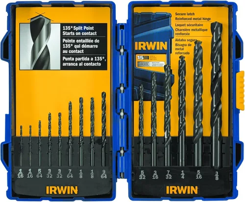 Vista 2 de IRWIN Tools broca de acero de alta velocidad