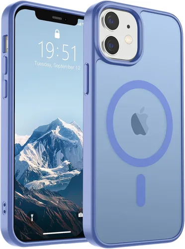 Vista 27 de SUPFINE Funda magnética para iPhone SE 2022 (3ª)/2020 (2ª), iPhone 8 (compatible con MagSafe) (protección contra caídas de grado militar), funda