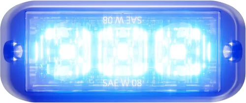 Vista 8 de Luces LED para parrilla de Abrams, Ambar
