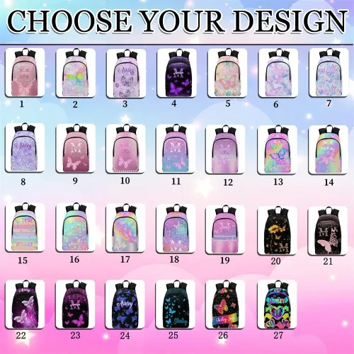 Vista 67 de Texto personalizado Elefante desgaste gafas mochila mochila mochila casual Daypack bolsa para mamá niñas, color86-4, Mochilas Daypack